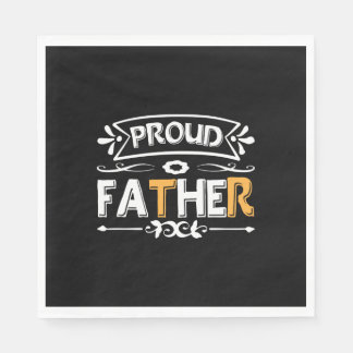 Daddy Gift Proud Vater Serviette