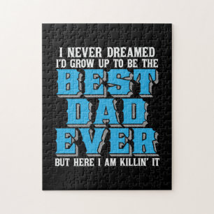 Daddy Gift Stolz auf den besten Vater aller Zeiten Puzzle