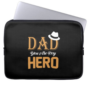 Daddy Gift Vater, du bist mein Held Laptopschutzhülle