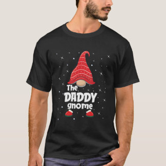 Daddy Gnome Family Matching Weihnachten Funny Gift T-Shirt