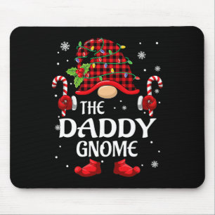 Daddy Gnome passt Weihnachts-PJS für die Familie Mousepad