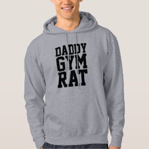 DADDY GYM RAT, lustige Hobbys für Vater Hoodie