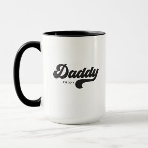 Daddy hat Retro Style Vatertag etabliert Tasse