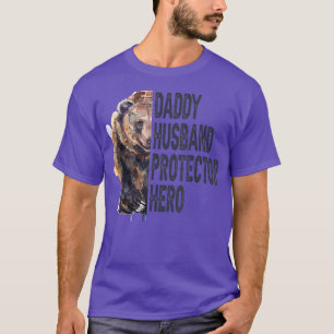 Daddy Husband Protector Hero Vatertag T-Shirt