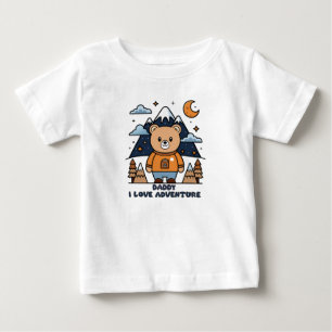 DADDY I LIEBE ABENTURE T - SHIRT FÜR BABY