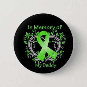 Daddy - In Memory Lymphoma Herz Button