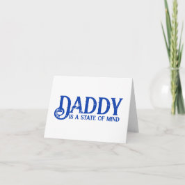 Daddy ist ein Staat von Mind Funny Playful Dankeskarte