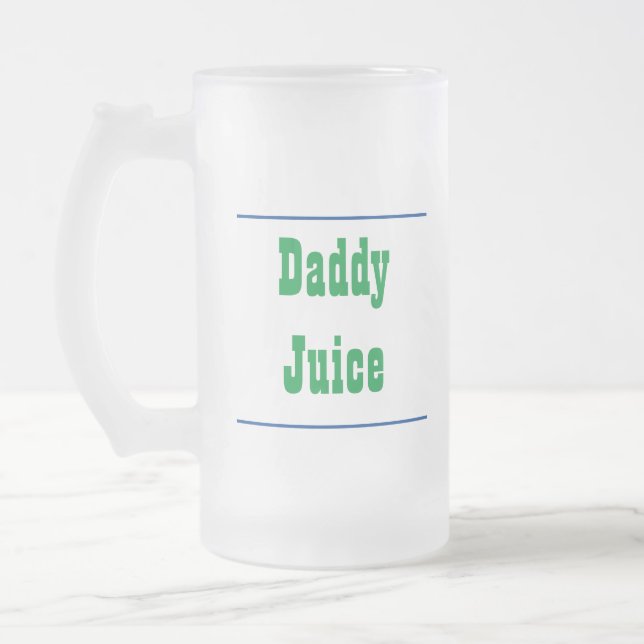 Daddy Juice Mattiert Glass Tasse (Links)