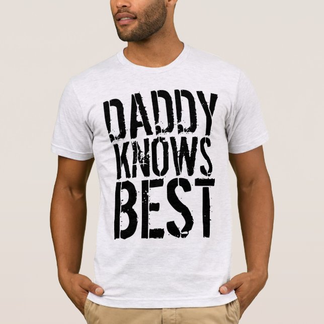 DADDY KENNT DIE BESTEN Vintagen T - Shirt (Vorderseite)