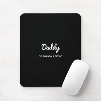 Daddy Kids benennt das moderne Vatertagskript Mousepad