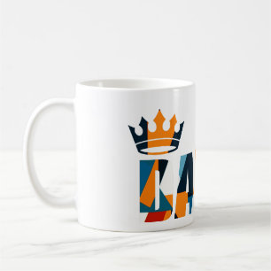 Daddy King Familien-Tasse - Bauhaus geometrische M Kaffeetasse