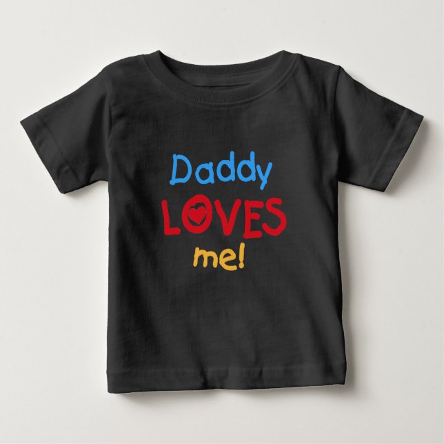 Daddy Lieben Me Baby T-shirt (Vorderseite)