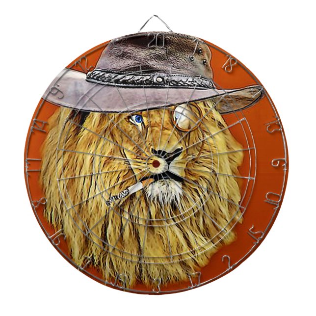 Daddy Lion Dart Board Dartscheibe (vorne)