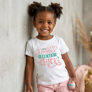 Daddy Little Chick Ostern T-Shirt für Kinder