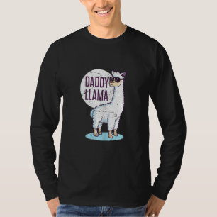 Daddy Llama Funny Vater Vatertag T-Shirt