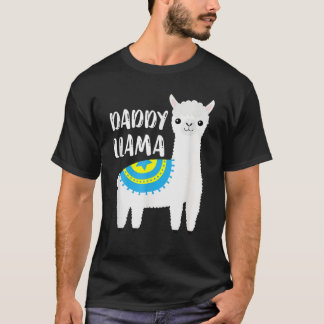 Daddy Llama Funny Vathers Day Liebe T-Shirt