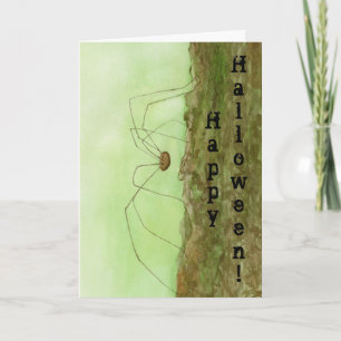 Daddy Long Legs Halloween Card Karte