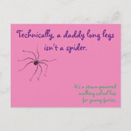 Daddy Long Legs Postcard Postkarte