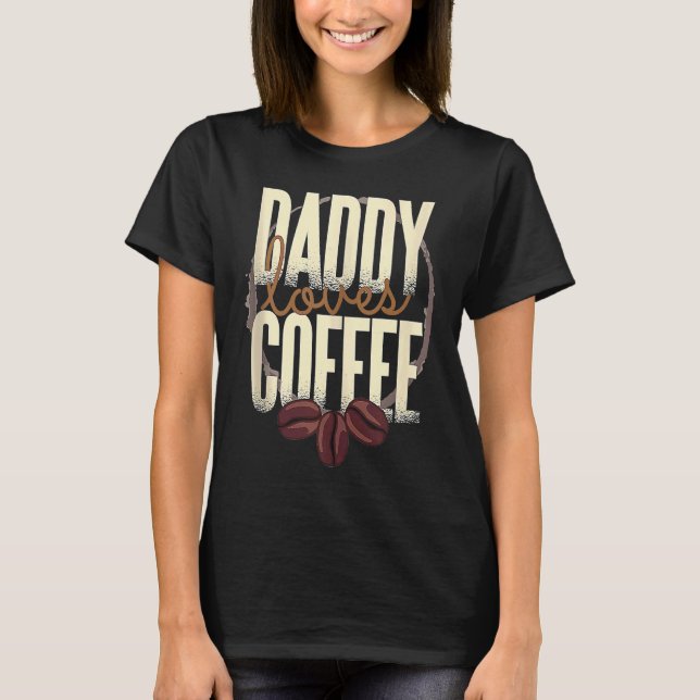 Daddy Loves Coffee Tank Top (Vorderseite)