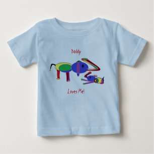 Daddy luvs mich baby t-shirt