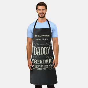 Daddy Man Myth Legend Funny Vintag Schürze