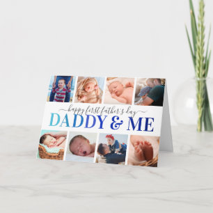 "Daddy & Me" Erstes Foto des Vaters Karte