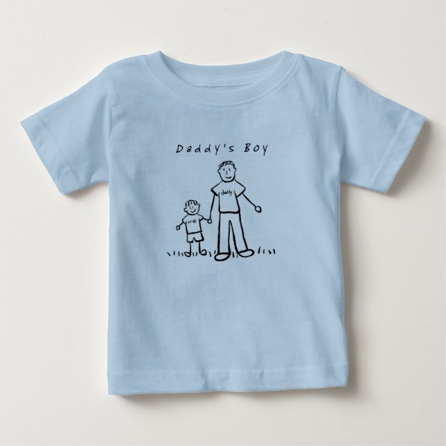 Daddy & Me T - Shirt (Zeichnend) (Vorderseite)