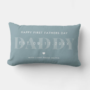 Daddy Modern Minimalistisch First Vathers Day Lendenkissen