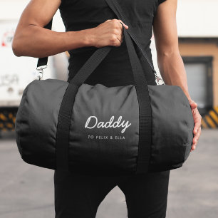 Daddy Moderne Kinder heißen schwarz Duffle Bag