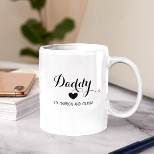 Daddy, moderne Kinder nennen das Geschenk des eige Zweifarbige Tasse