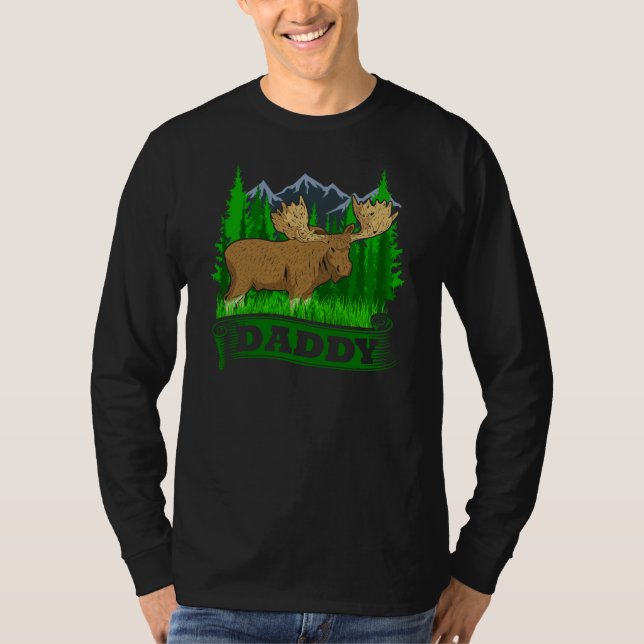 Daddy Moose Junting Vater T-Shirt (Vorderseite)