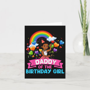 Daddy of Birthday Girl Gracie Birthday Dolls Girl Karte