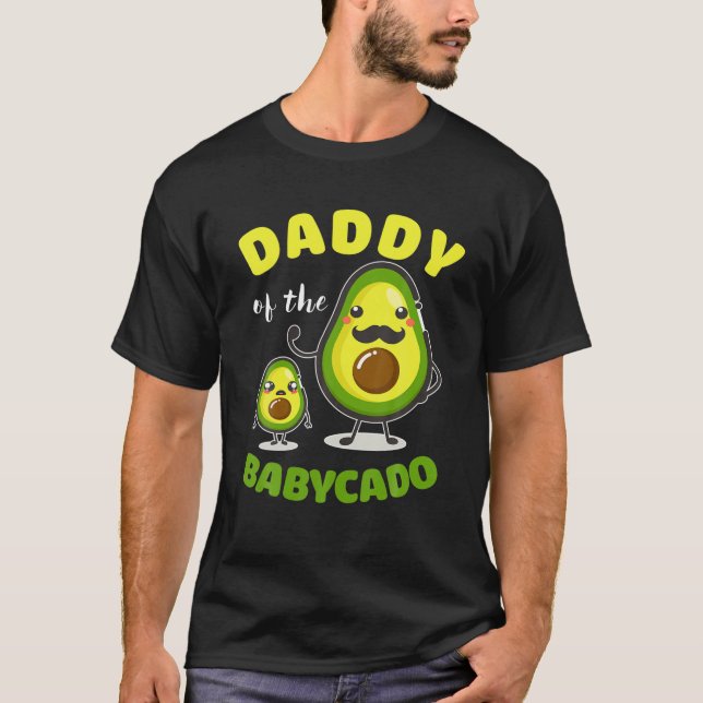 Daddy Of The Babycado Avocado Family Matching Gift T-Shirt (Vorderseite)