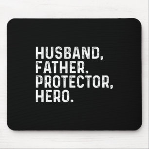 Daddy Protector Helden Vater Fathers Day 2025 Mousepad