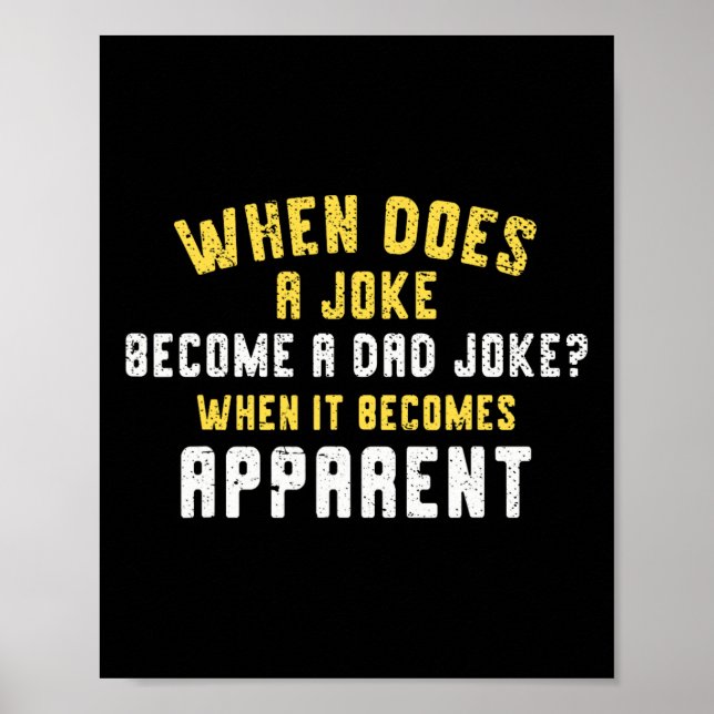 Daddy Puns, wann ein Witz zum Vater-Joke wird Poster (Vorne)