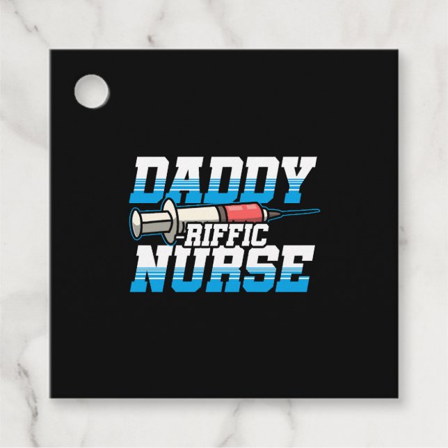 Daddy riffic Nurse Injektionsspritze National Geschenkanhänger (Vorderseite)