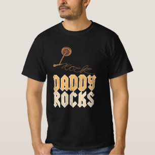 Daddy Rocks - Geschenk für Vater T-Shirt