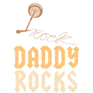 Daddy Rocks - Geschenk für Vater T-Shirt