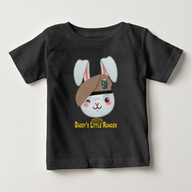 "Daddy’s Little Ranger" Baby T-shirt (Vorderseite)