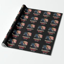 Daddy’s Zuhause 2025 A Patriotic & Funny Take Geschenkpapier