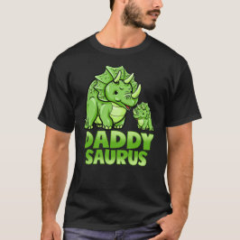Daddy Saurus Funny Daddysaurus Dinosaur Graphic T-Shirt