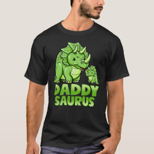 Daddy Saurus Funny Daddysaurus Dinosaur Graphic T-Shirt