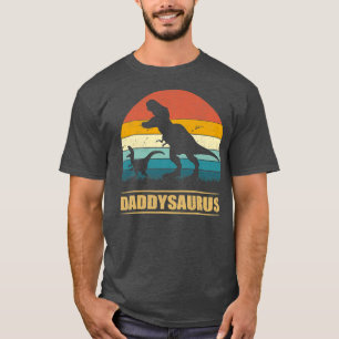 Daddy Saurus Für Papa T Rex Dinosaur Lustig T-Shirt
