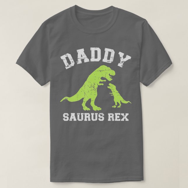 Daddy saurus rex dinosaur father's day gift for da T-Shirt (Design vorne)