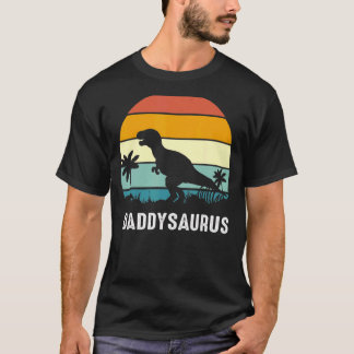 Daddy Saurus Rex Dinosaur Fun Vatertagsfamilie T-Shirt