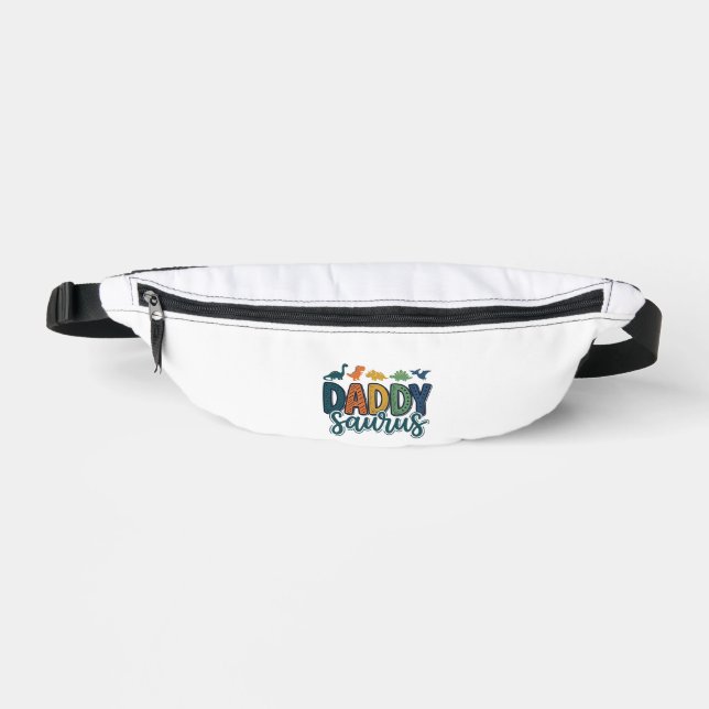 Daddy Saurus Süßer Dinosaur-Vater-Vektor-Design_1 Bauchtasche (Vorderseite)