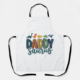 Daddy Saurus Süßer Dinosaur-Vater-Vektor-Design_1 Schürze