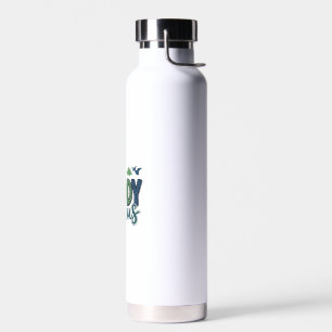 Daddy Saurus Süßer Dinosaur-Vater-Vektor-Design_1 Trinkflasche