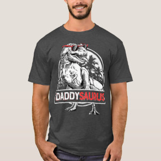 Daddy Saurus T re Dinosaur Men Vatertagsfamilie T-Shirt