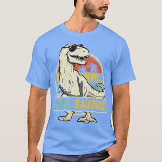 Daddy saurus T Rex Dinosaur Men Daddy Saurus Famil T-Shirt